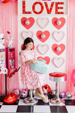 Mila & Rose ® Melt My Heart Quarter Sleeve Ruffle Twirl Dress For Girls - Everetts Place Boutique - 