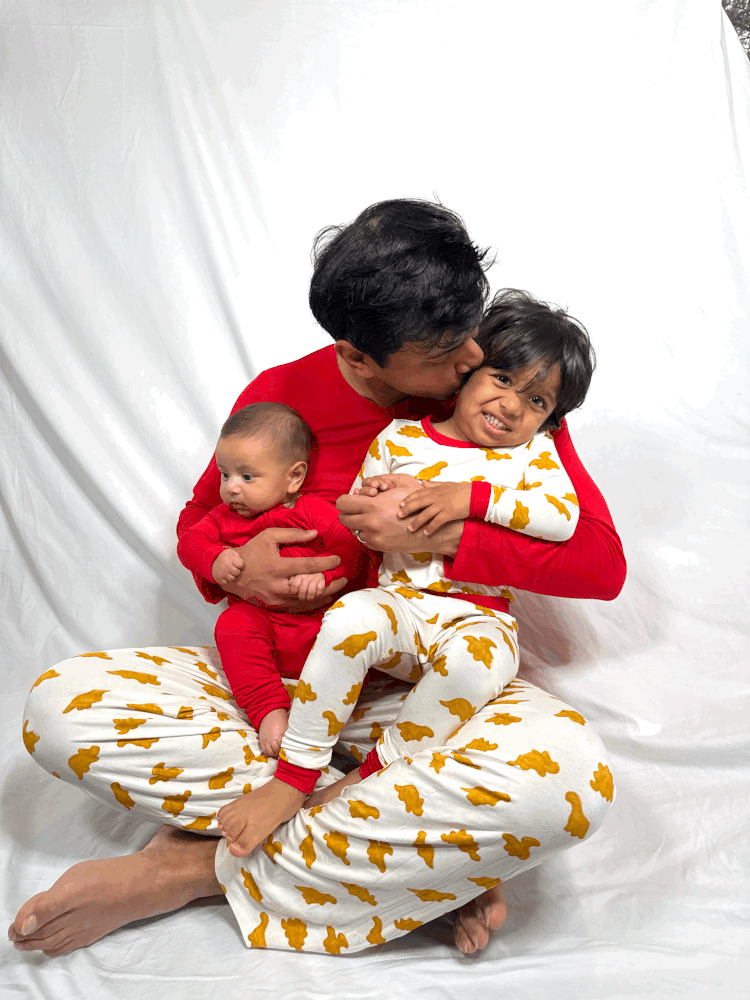 My First Roar Dinosaur Pajamas for Men | Nuggets, Soft Cozy Sleepwear by Rayn’s Tiny Stitches