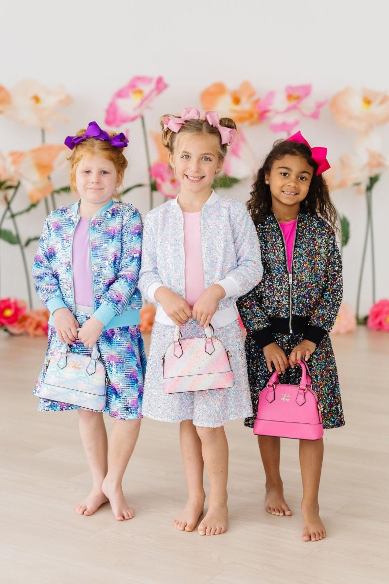 Mila & Rose ® Mermaid Flip Sequin Twirl Skort With Attached Shorts Shine - Everetts Place Boutique - 