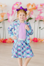 Mila & Rose ® Mermaid Flip Sequin Twirl Skort With Attached Shorts Shine - Everetts Place Boutique - 