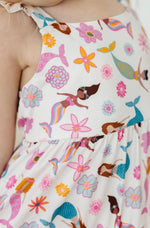 Mermaid Magic Ruffle Maxi Dress For Girls Summer Party Mila & Rose ® Everetts Place: Online Boutique