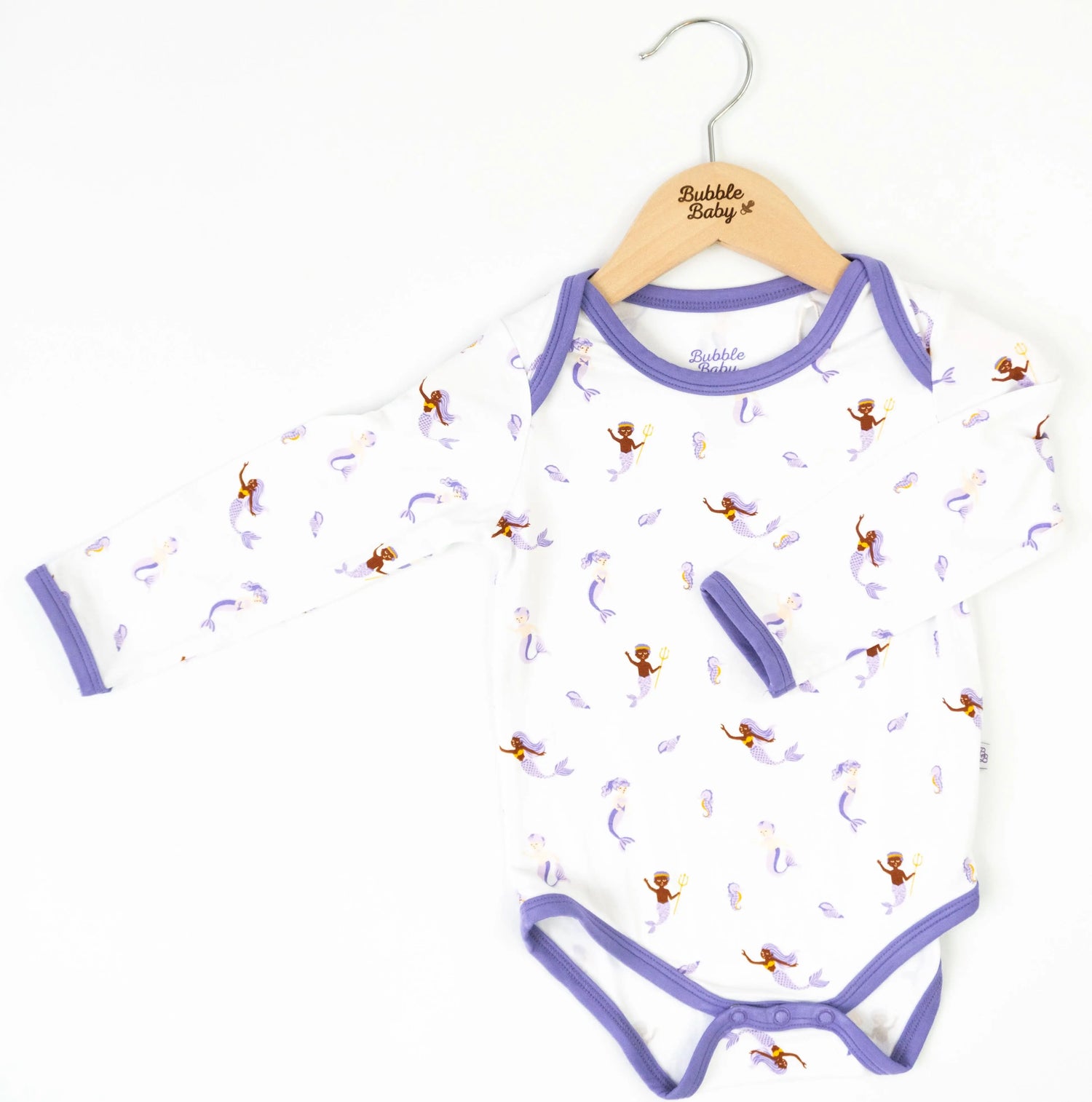 Mermaid | Long Sleeve Bodysuit - Baby & Toddler Clothing, Infant bodysuit, Child, Clothing, Top | Everetts Place
