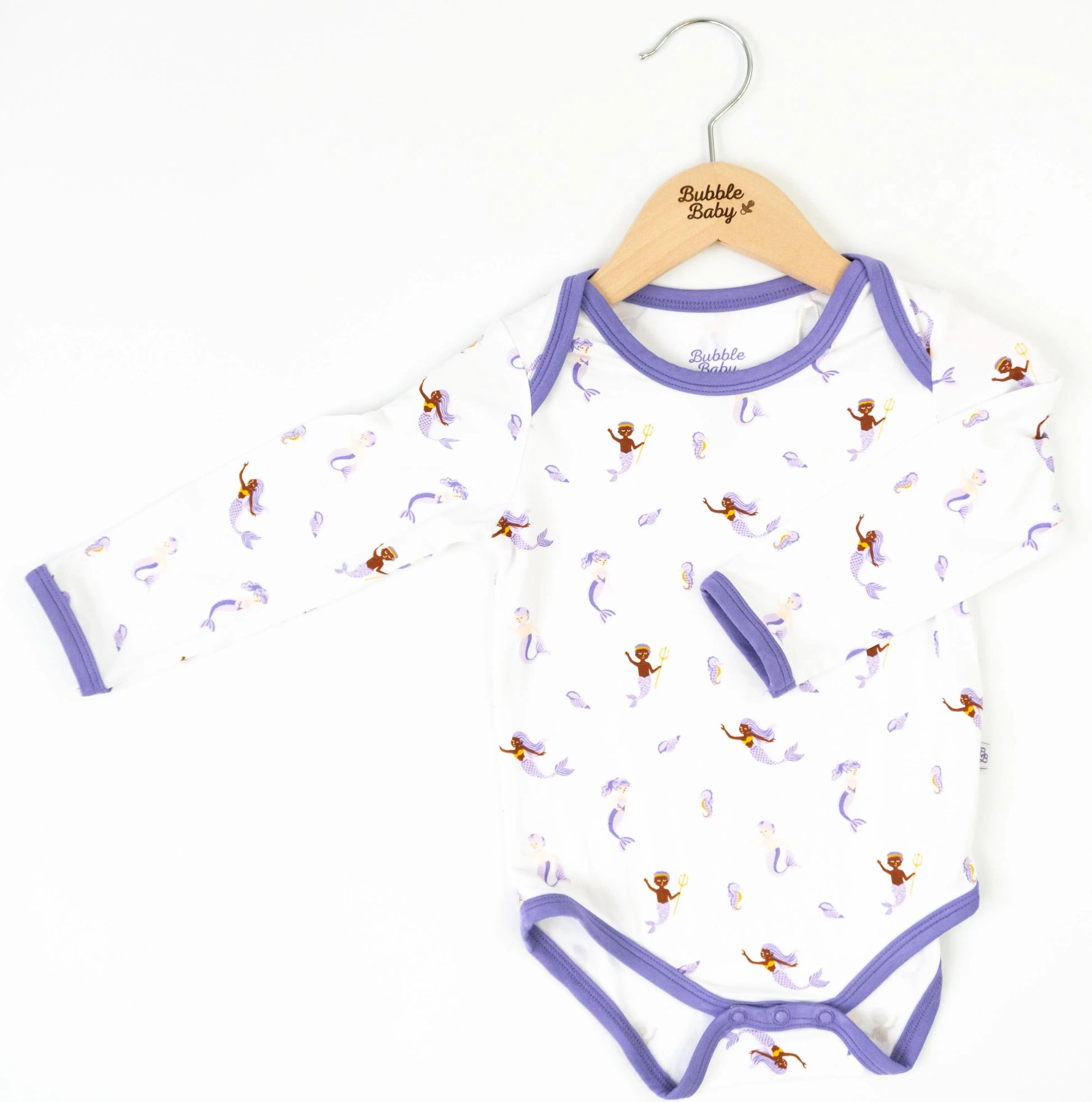 Mermaid | Long Sleeve Bodysuit - Baby & Toddler Clothing, Infant bodysuit, Child, Clothing, Top | Everetts Place