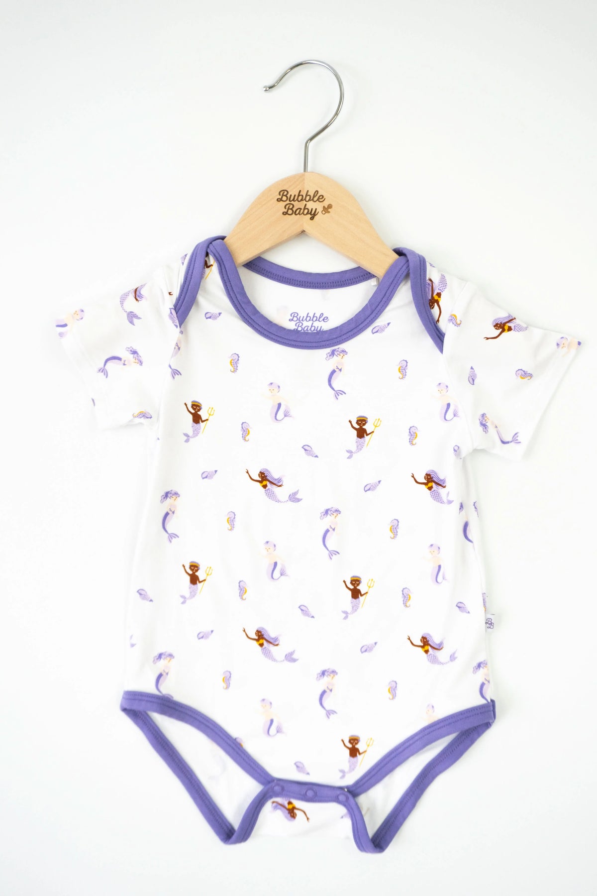 Bubble Baby Mermaid | Short Sleeve Bodysuit - 