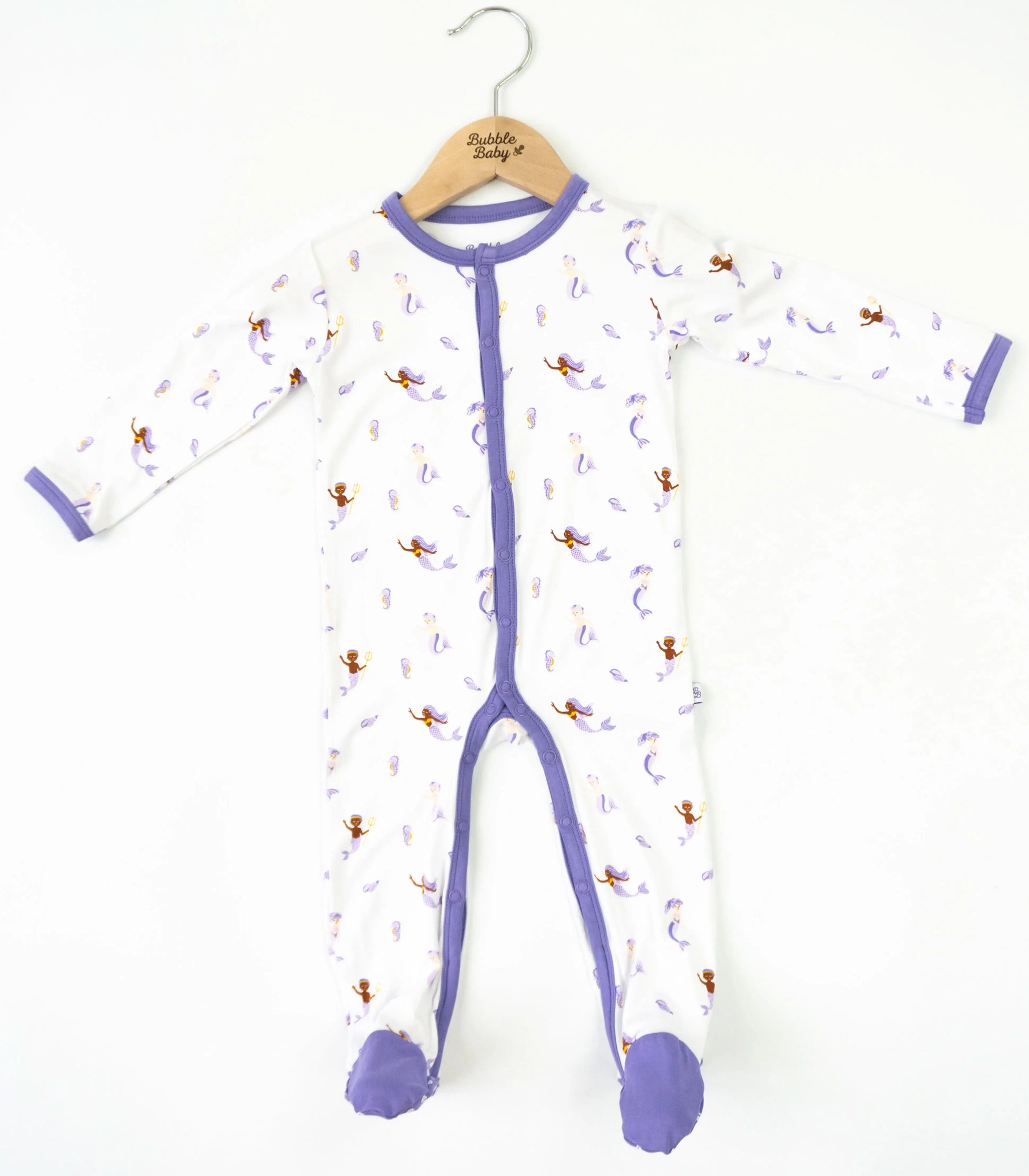 Bubble Baby Mermaid | Snap Footie - 