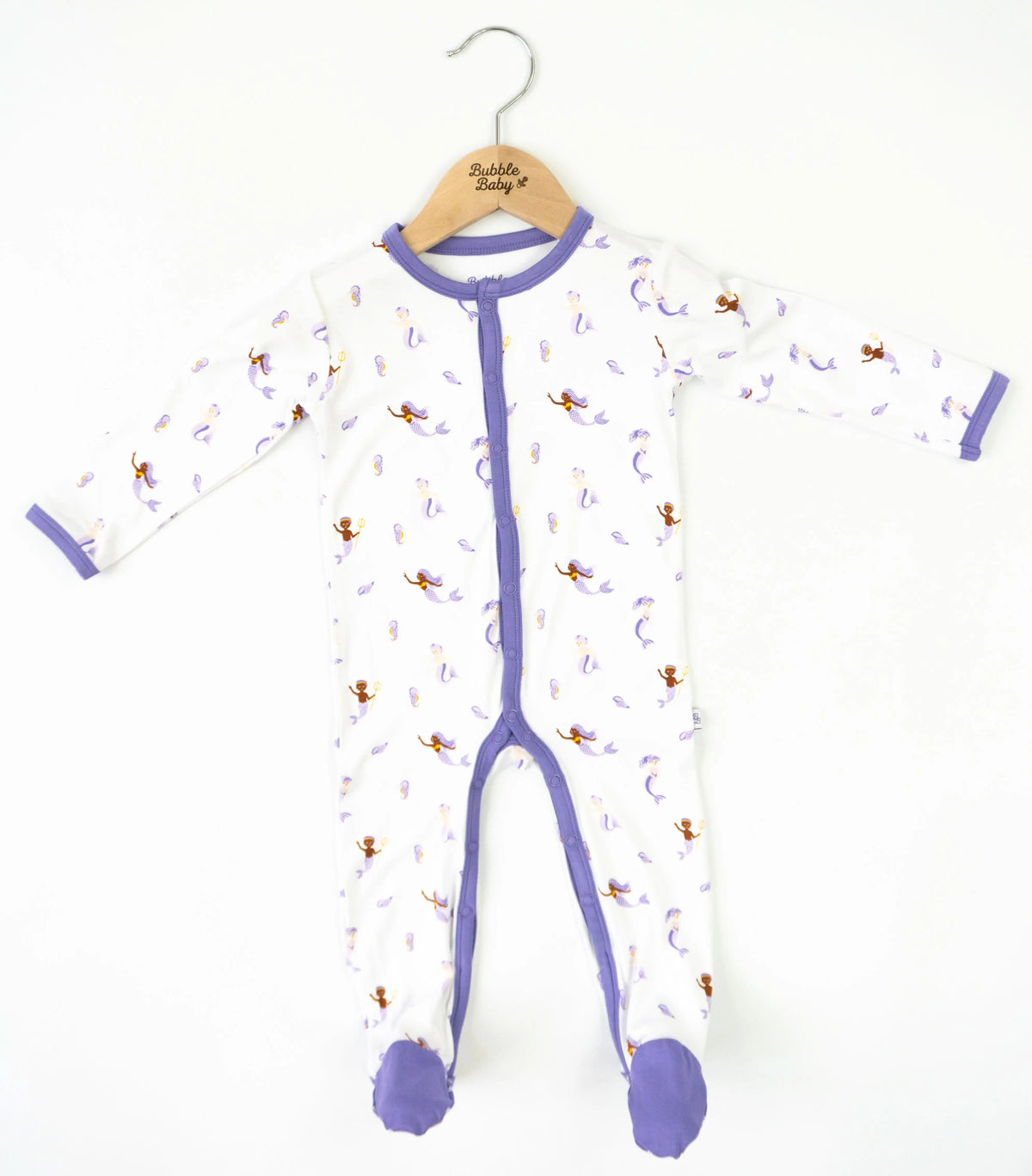 Bubble Baby Mermaid | Snap Footie - 