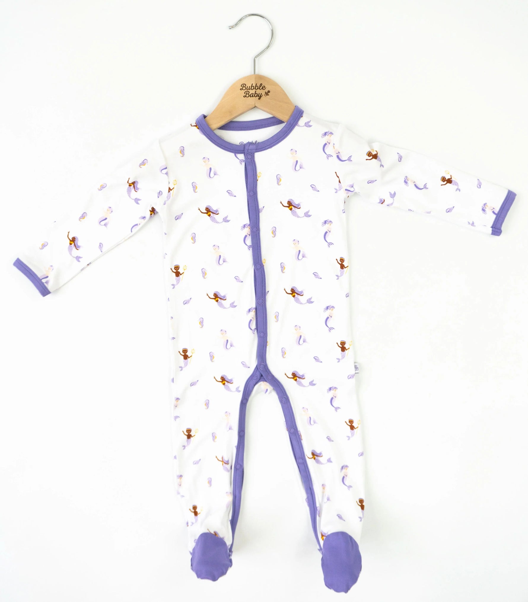 Bubble Baby Mermaid | Snap Footie - 
