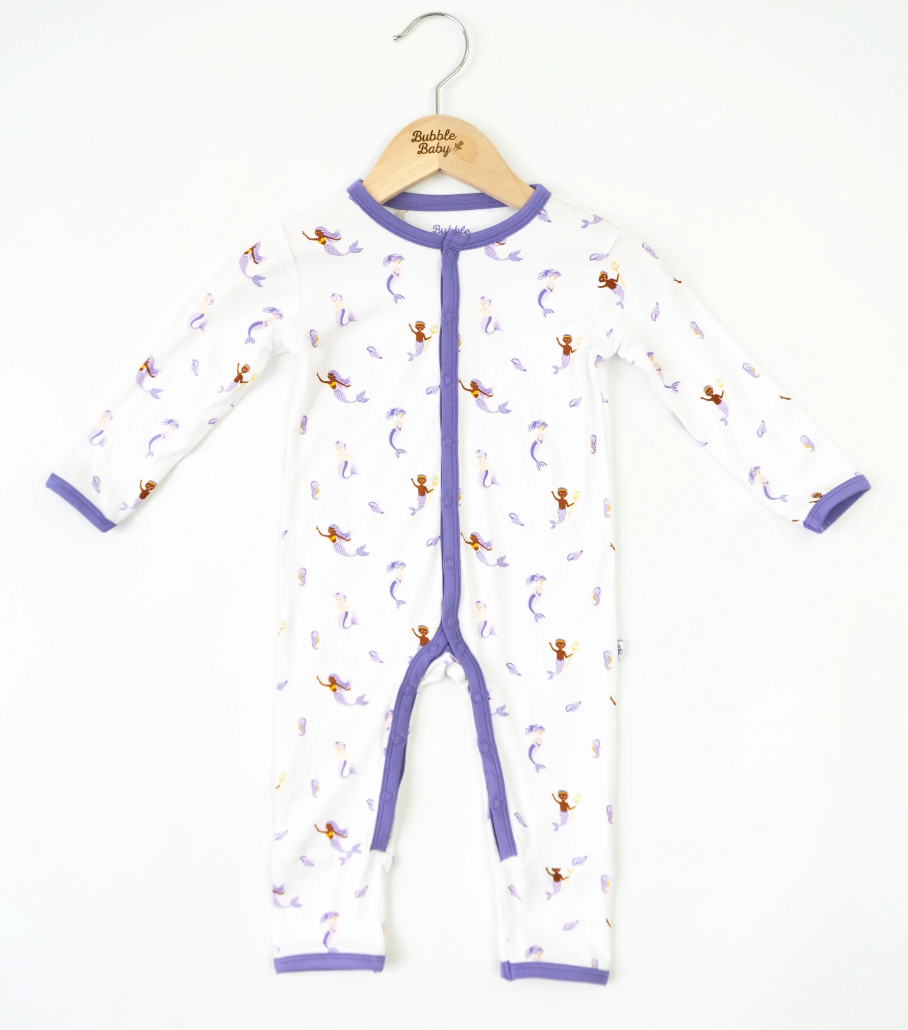 Bubble Baby Mermaid | Snap Romper - 