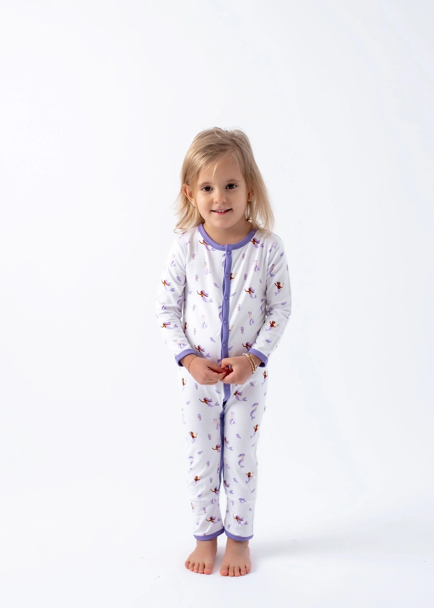 Bubble Baby Mermaid | Snap Romper - 