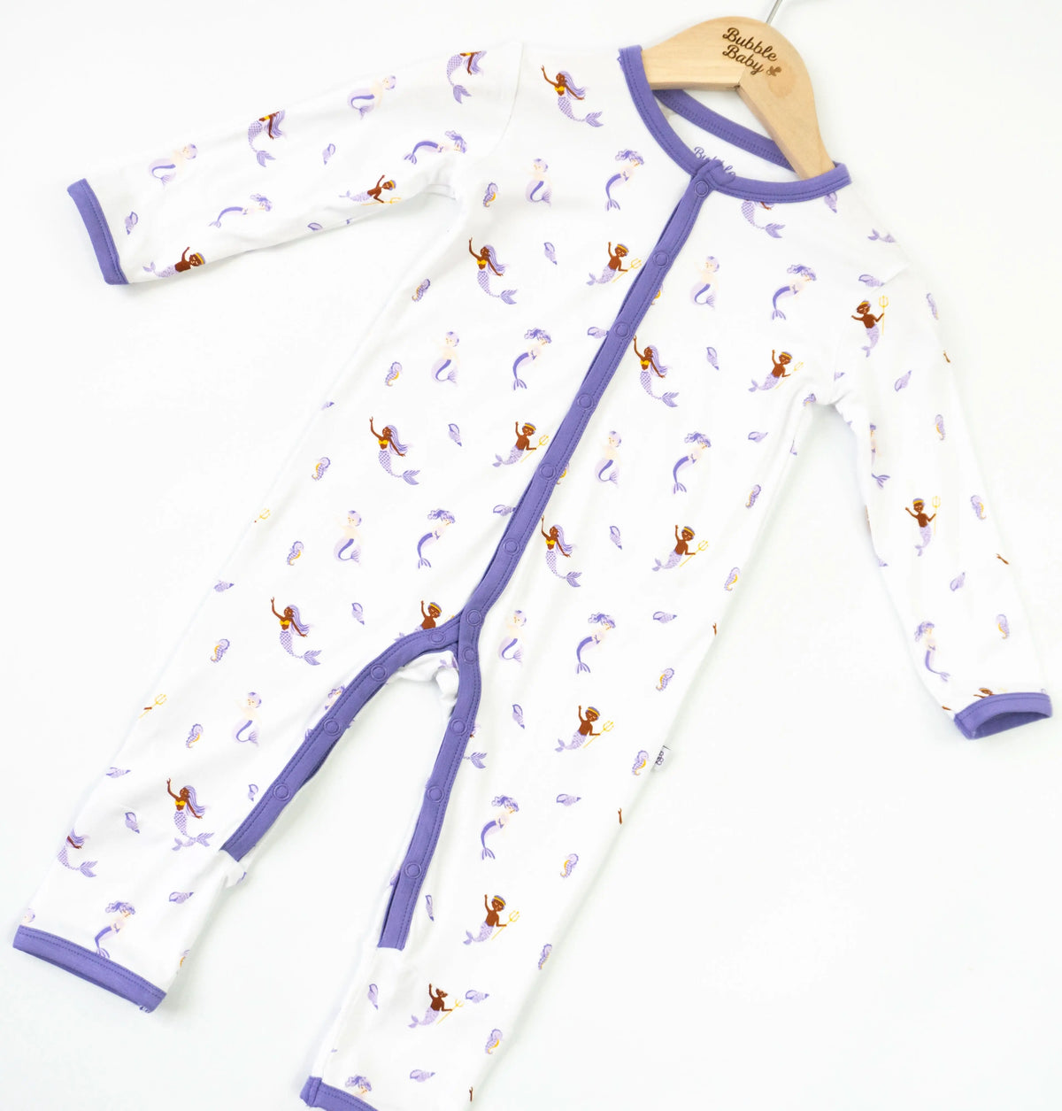 Bubble Baby Mermaid | Snap Romper - 