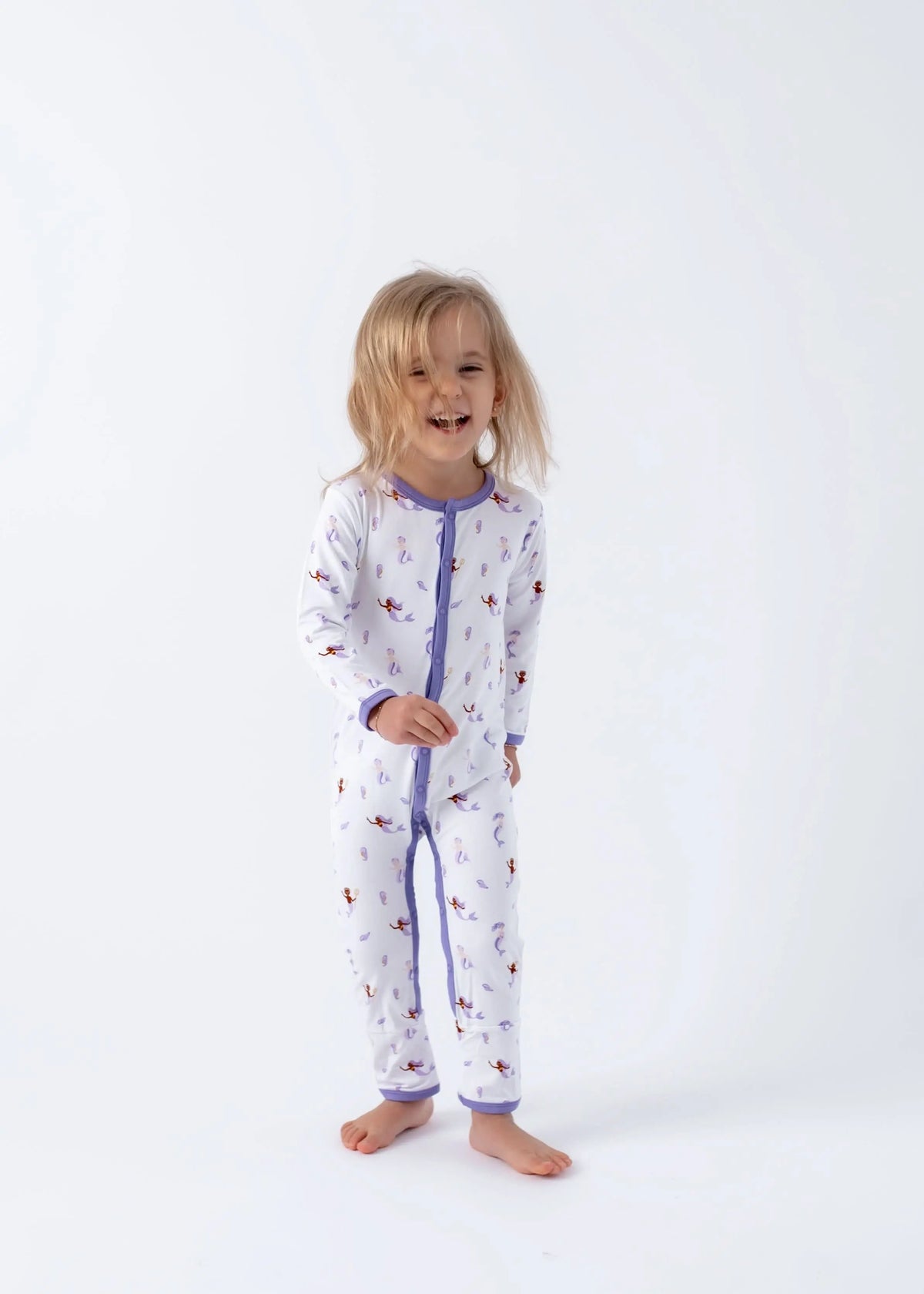 Bubble Baby Mermaid | Snap Romper - 