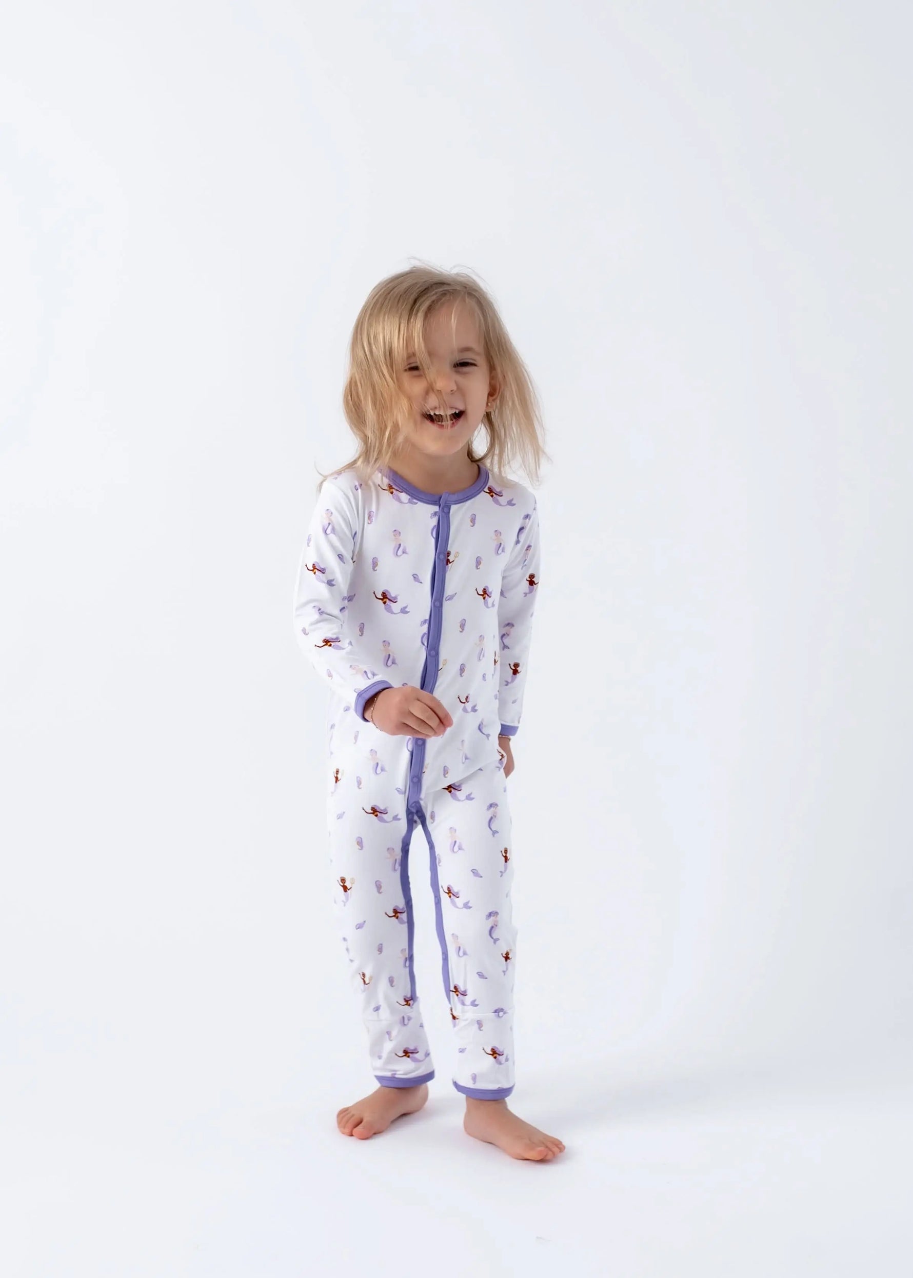 Bubble Baby Mermaid | Snap Romper - 