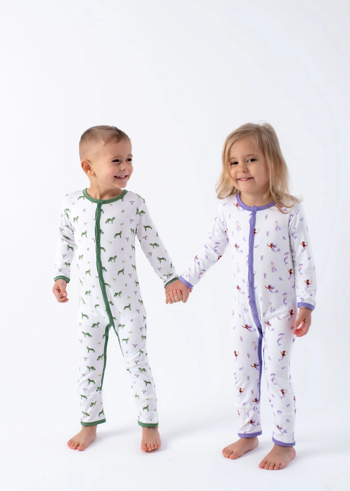 Bubble Baby Mermaid | Snap Romper - 