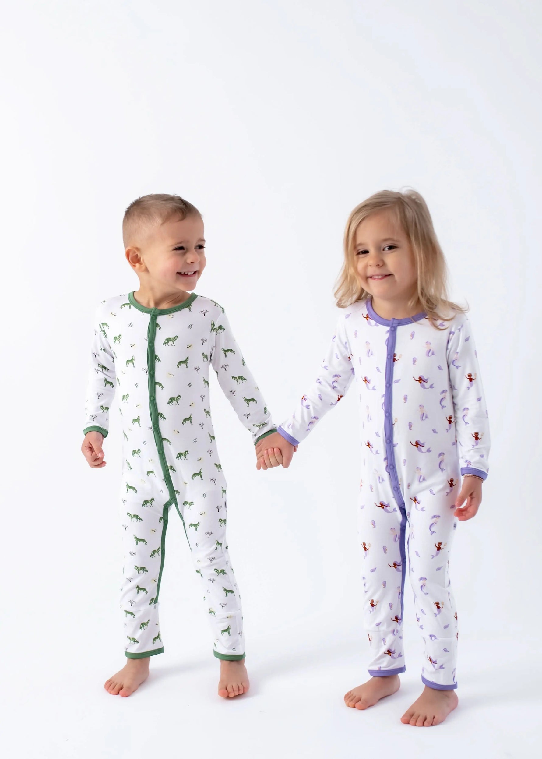 Bubble Baby Mermaid | Snap Romper - 