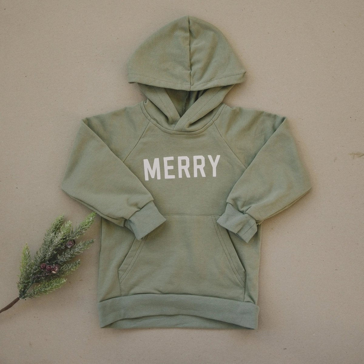 Little Joy Co. Merry Christmas Graphic Hoodie - Everetts Place Boutique - 