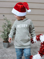 Little Joy Co. Merry Christmas Graphic Hoodie - Everetts Place Boutique - 