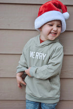 Little Joy Co. Merry Christmas Graphic Hoodie - Everetts Place Boutique - 