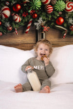 Little Joy Co. Merry Graphic Organic Cotton 2pc Jogger Set - Everetts Place Boutique - 