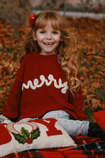 Little Joy Co. Merry Hand Embroidered Sweater - Everetts Place Boutique - 