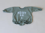 Little Joy Co. Merry Mini Christmas Sweatshirt Romper - Everetts Place Boutique - 