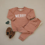 Little Joy Co. Merry Organic Cotton 2pc Jogger Set - Everetts Place Boutique - 