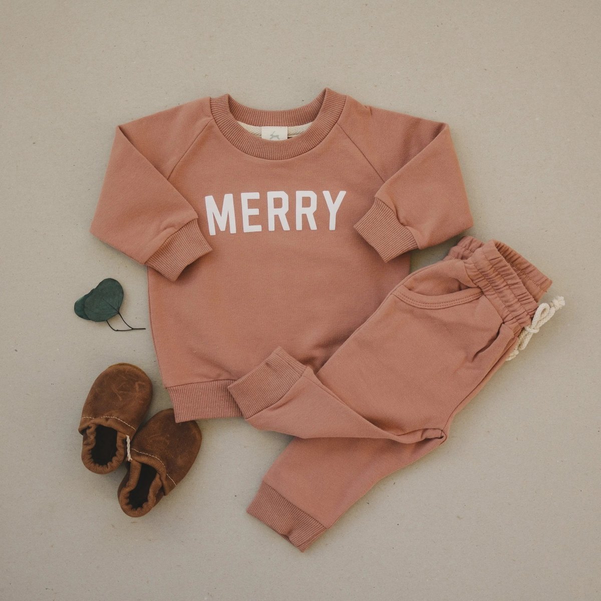 Little Joy Co. Merry Organic Cotton 2pc Jogger Set - Everetts Place Boutique - 