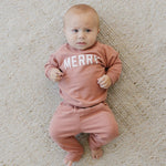 Little Joy Co. Merry Organic Cotton 2pc Jogger Set - Everetts Place Boutique - 