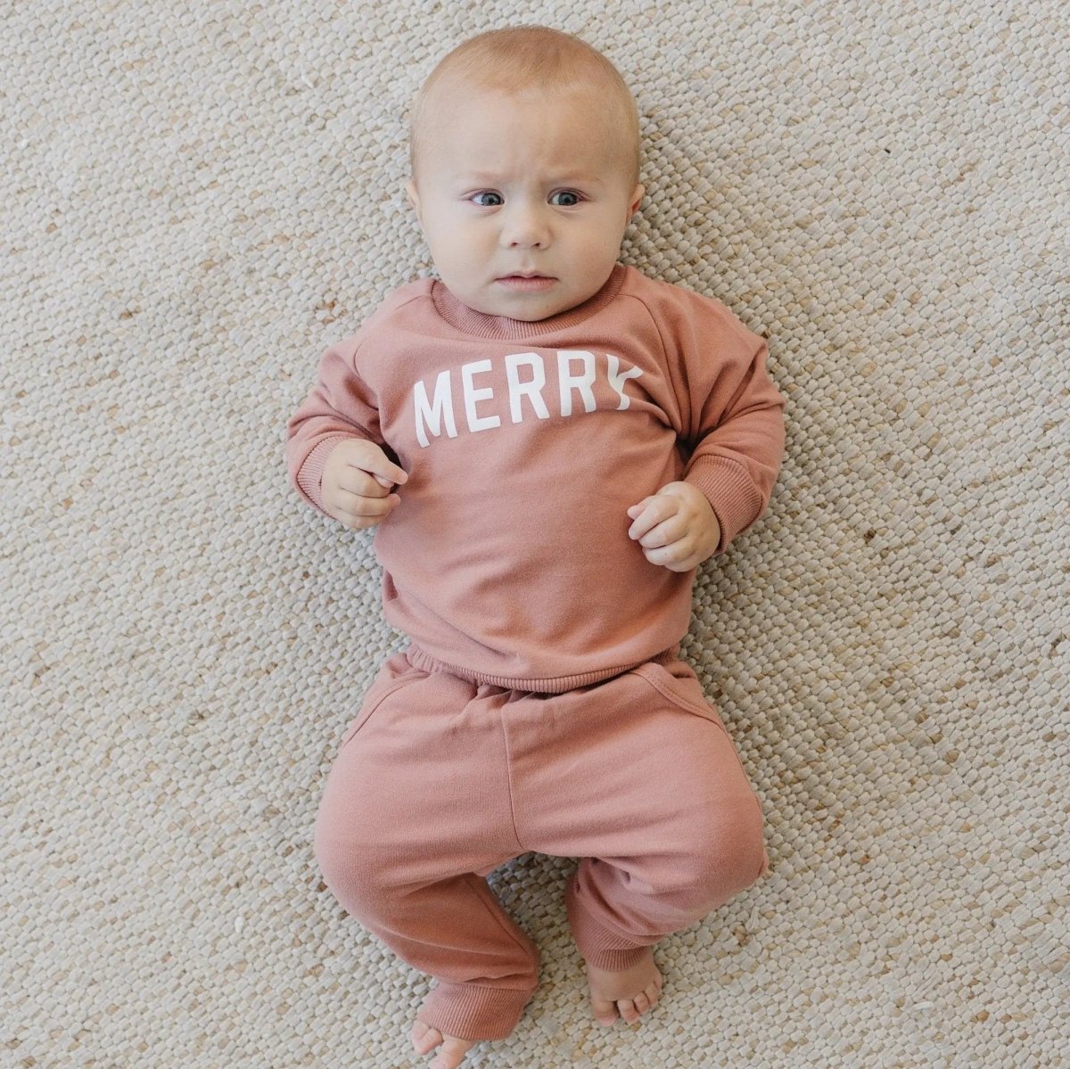 Little Joy Co. Merry Organic Cotton 2pc Jogger Set - Everetts Place Boutique - 