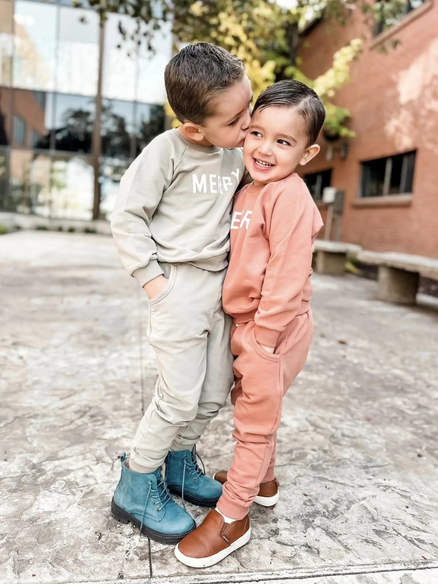 Little Joy Co. Merry Organic Cotton 2pc Jogger Set - Everetts Place Boutique - 