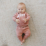 Little Joy Co. Merry Organic Cotton 2pc Jogger Set - Everetts Place Boutique - 