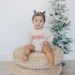 Little Joy Co. Merry Organic Cotton Sweatshirt Romper - Everetts Place Boutique - 