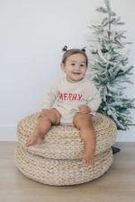 Little Joy Co. Merry Organic Cotton Sweatshirt Romper - Everetts Place Boutique - 