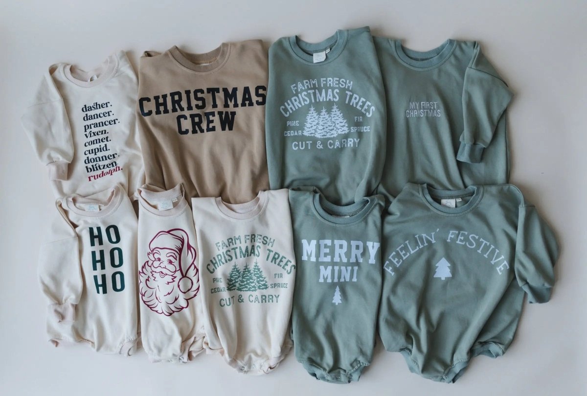 Little Joy Co. Merry Sweatshirt Romper - Everetts Place Boutique - 