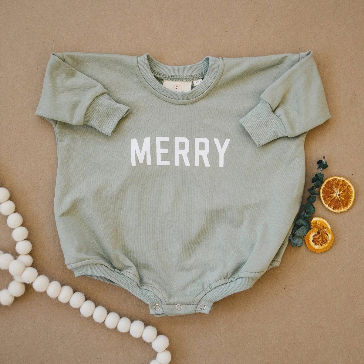 Little Joy Co. Merry Sweatshirt Romper - Everetts Place Boutique - 