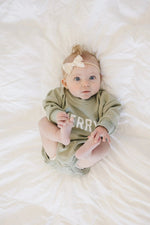 Little Joy Co. Merry Sweatshirt Romper - Everetts Place Boutique - 