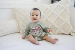 Little Joy Co. Merry and Bright Sweatshirt Romper - Everetts Place Boutique - 