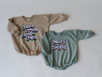 Little Joy Co. Merry and Bright Sweatshirt Romper - Everetts Place Boutique - 