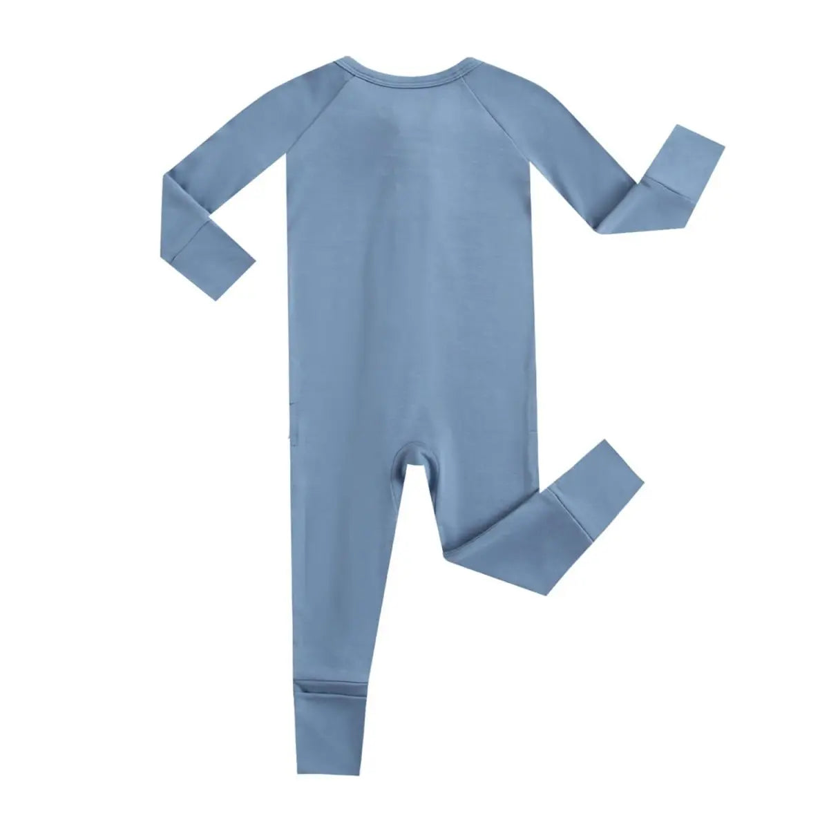 Luxie Charm Midnight Blue Zippered Baby Romper - Everetts Place Boutique - 