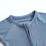 Luxie Charm Midnight Blue Zippered Baby Romper - Everetts Place Boutique - 