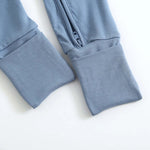 Luxie Charm Midnight Blue Zippered Baby Romper - Everetts Place Boutique - 