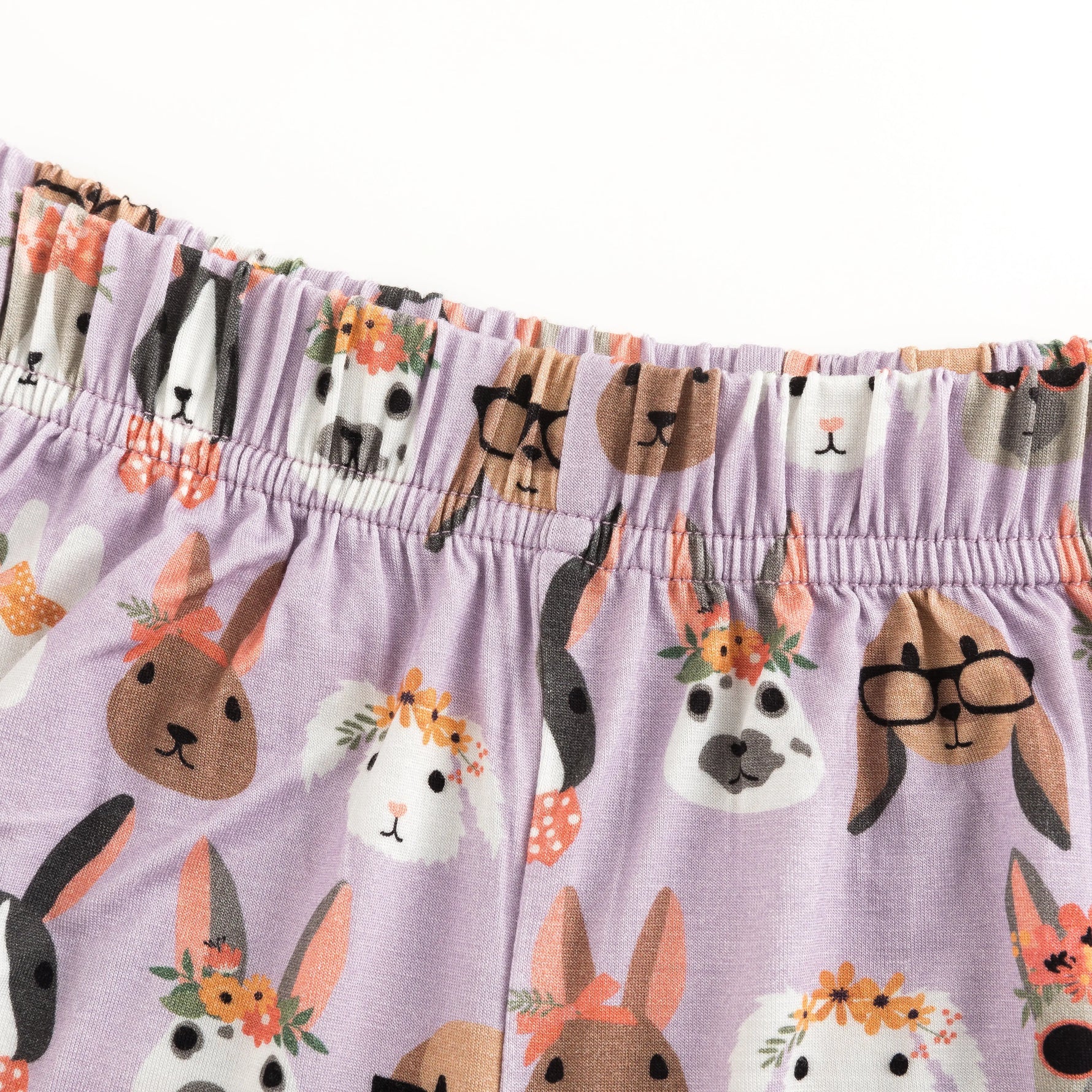 Dreamlet Midsummer Bunnies Womens Bamboo Short Sleeve Pajama Set - Apparel & Accessories > Clothing > Sleepwear & Loungewear Women's PJs
