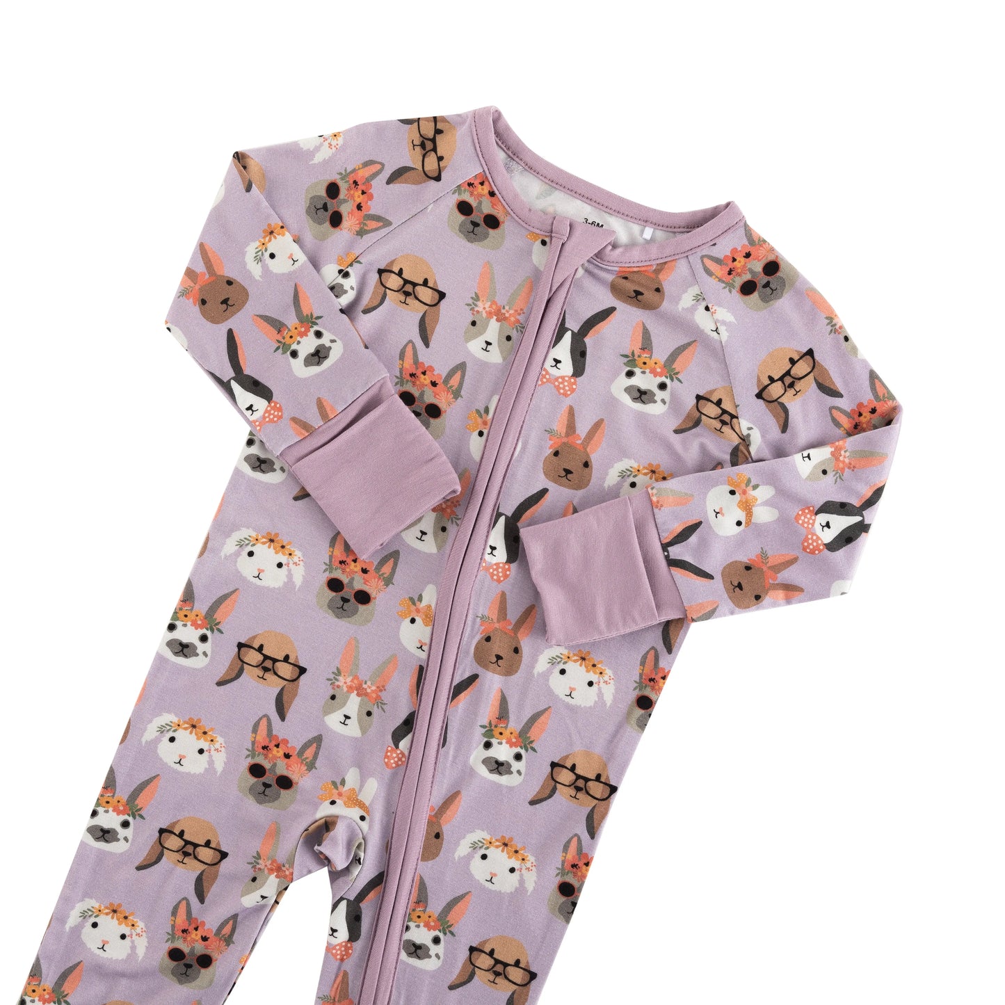 Midsummer Bunnies (Convertible Zip Footies) Dreamlet Everetts Place: Online Boutique