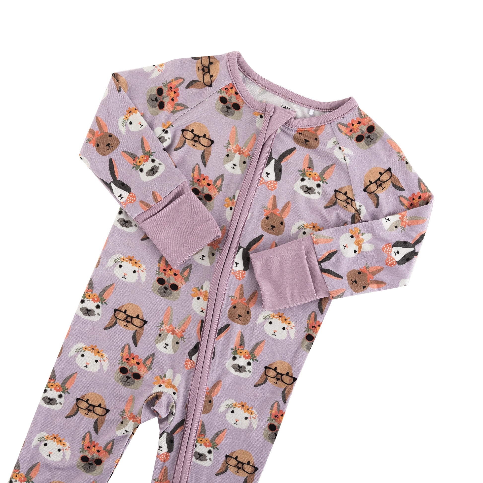 Midsummer Bunnies (Convertible Zip Footies) Dreamlet Everetts Place: Online Boutique
