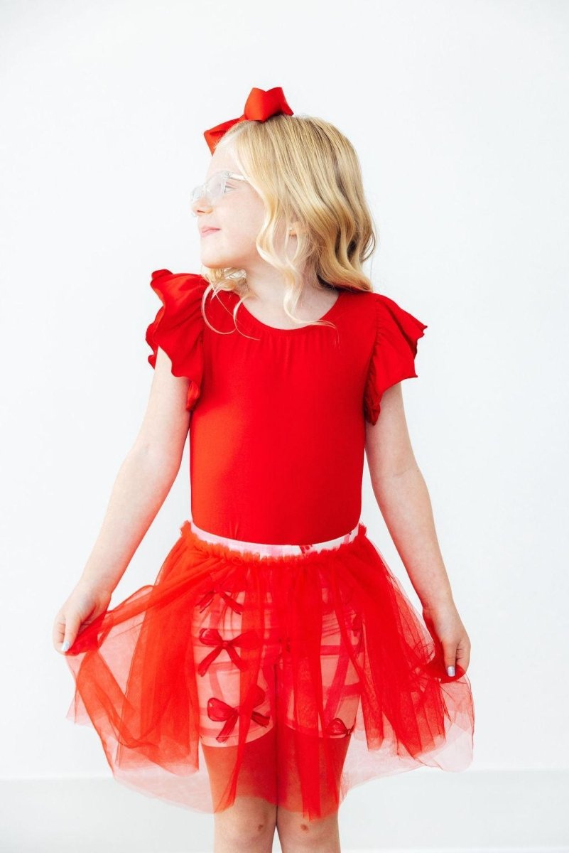 Mila & Rose ® Mila And Rose Bow La La Tutu Shorts For Girls Dancewear - Everetts Place Boutique - 