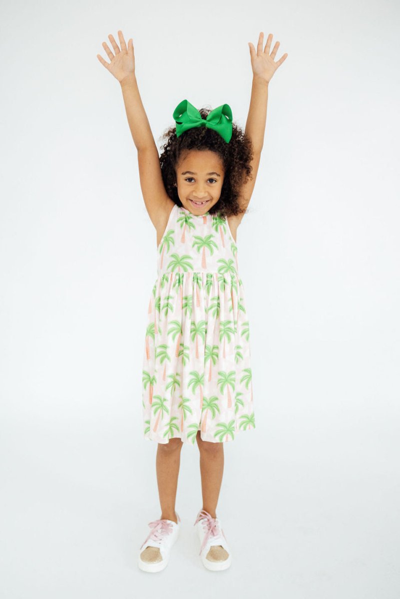 Mila & Rose ® Mila And Rose Breezy Beauty Tank Twirl Dress For Toddlers - Everetts Place Boutique - 