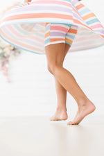 Mila & Rose ® Mila And Rose High Waisted Stripes Twirl Shorts For Girls - Apparel & Accessories > Clothing > Shorts Twirl Shorts