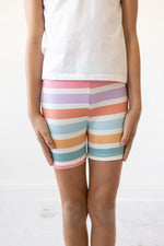 Mila & Rose ® Mila And Rose High Waisted Stripes Twirl Shorts For Girls - Apparel & Accessories > Clothing > Shorts Twirl Shorts