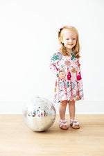 Mila & Rose ® Mila And Rose Long Sleeve Pocket Twirl Dress For Girls - Everetts Place Boutique - 