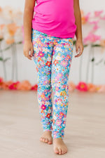 Mila & Rose ® Mila And Rose Preppy Floral High Waisted Leggings Layering - Everetts Place Boutique - 