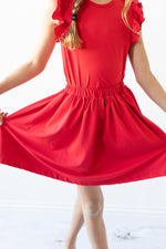 Mila And Rose Red Short Sleeve Ruffle Tee For Girls Mila & Rose ® Everetts Place: Online Boutique